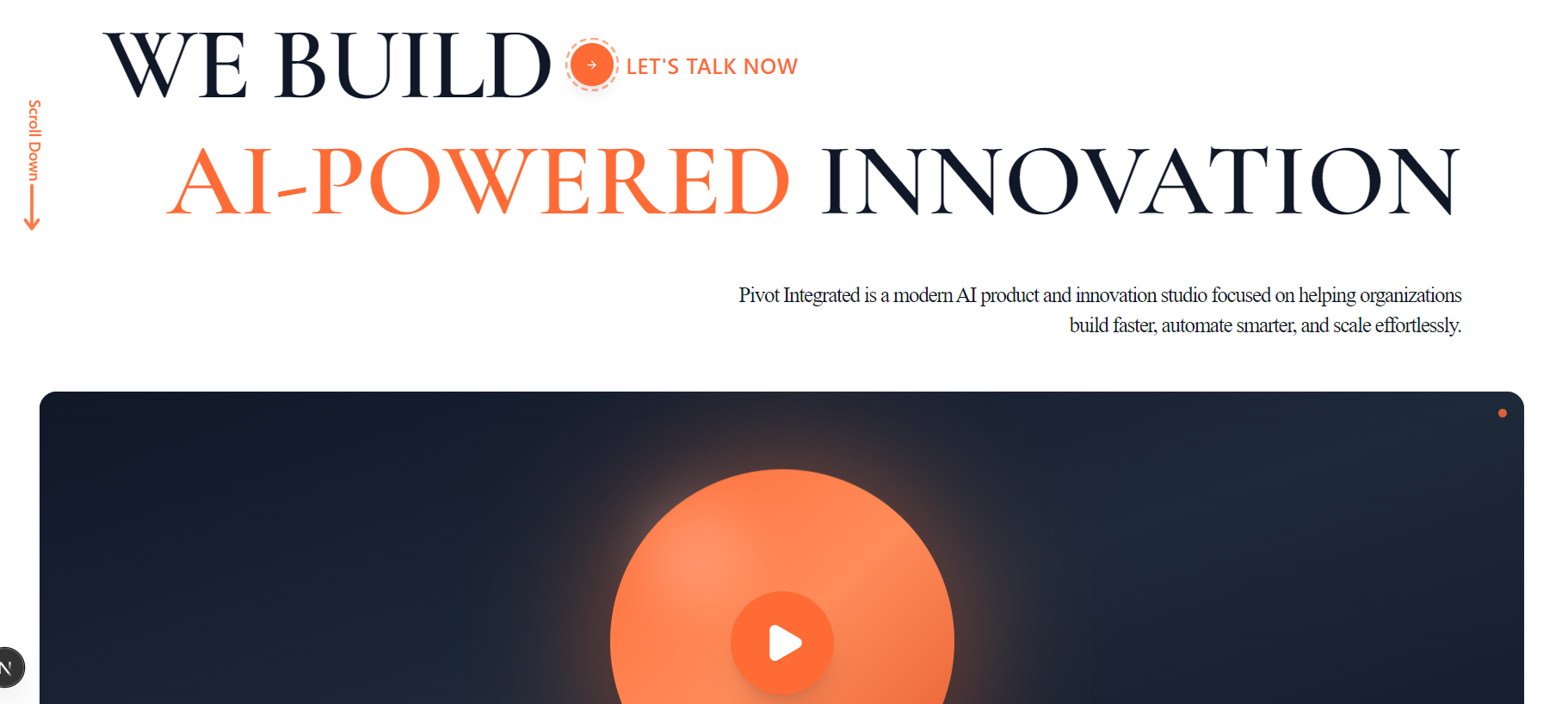 Pivot Integrated Technologies - Internal platform revolutionizing business operations with AI-powered automation and intelligent workflows.